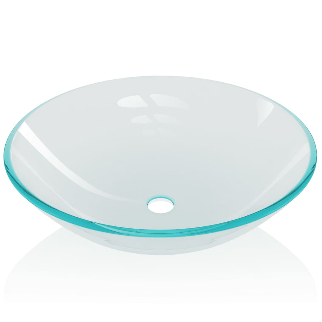 Wasbak Gehard Glas 42 Cm Transparant