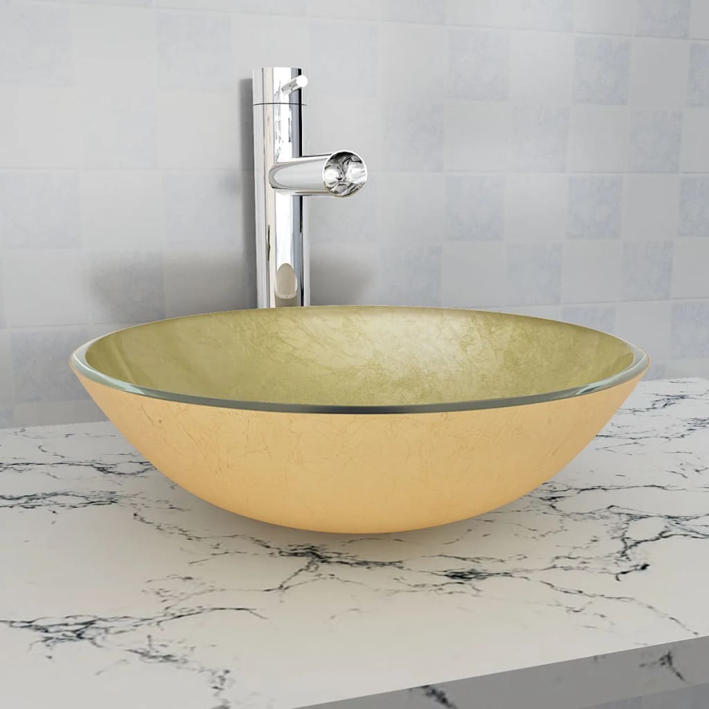 Wasbak Gehard Glas 42 Cm Transparant