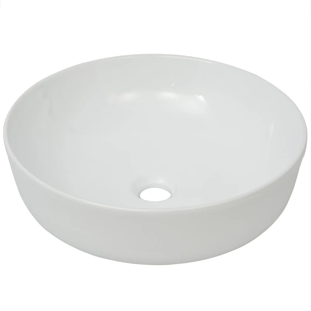 Wastafel Rond 41,5X13,5 Cm Keramiek