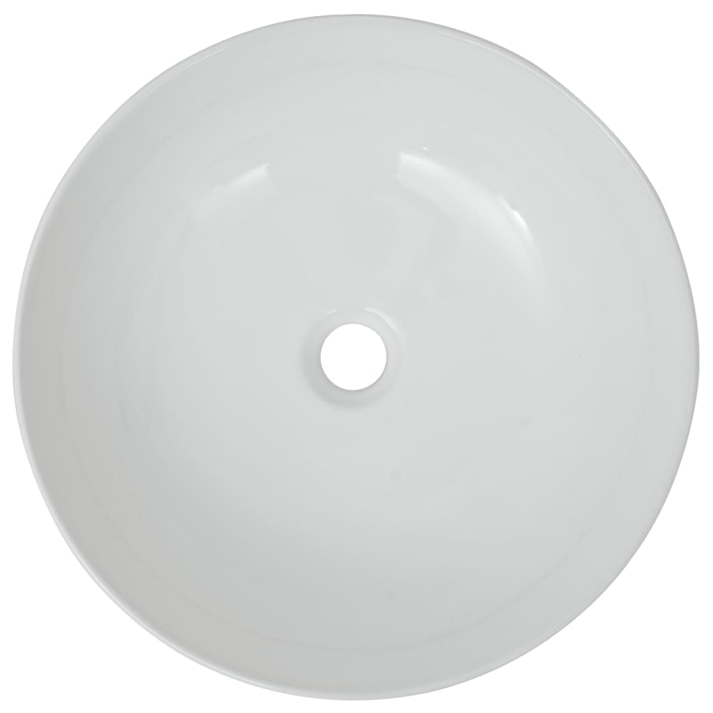 Wastafel Rond 41,5X13,5 Cm Keramiek
