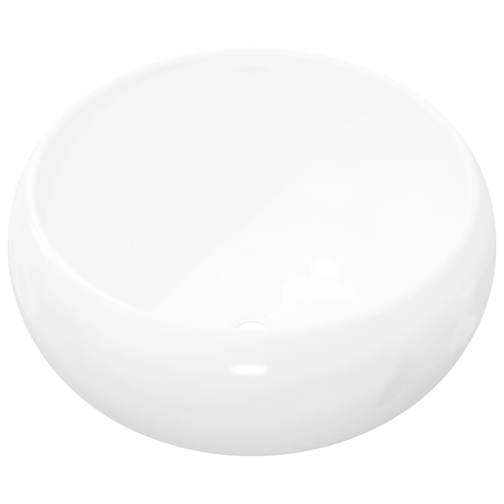 Wastafel Rond 40X15 Cm Keramiek