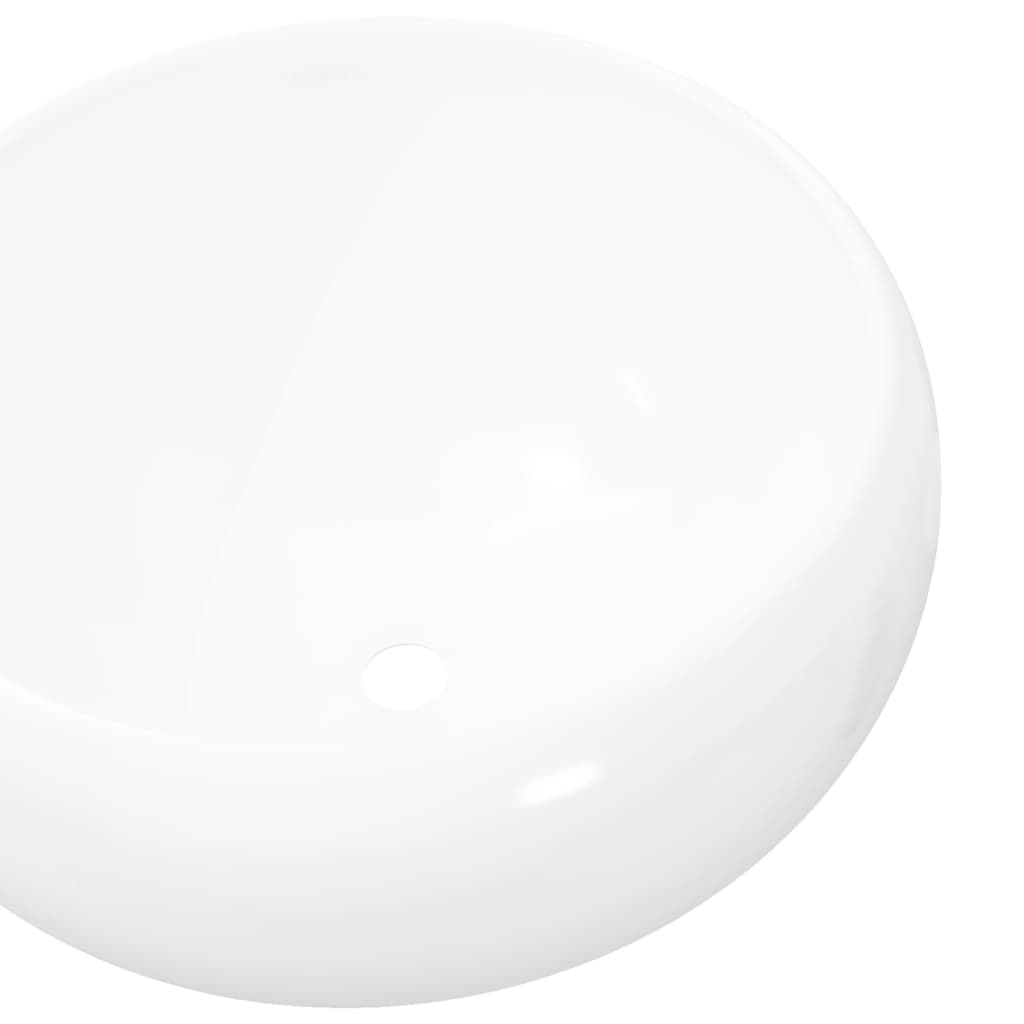 Wastafel Rond 40X15 Cm Keramiek