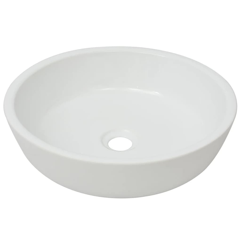 Wastafel Rond 42X12 Cm Keramiek