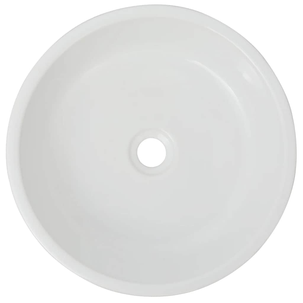 Wastafel Rond 42X12 Cm Keramiek