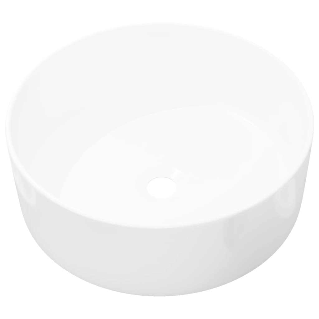 Wastafel Rond 40X15 Cm Keramiek