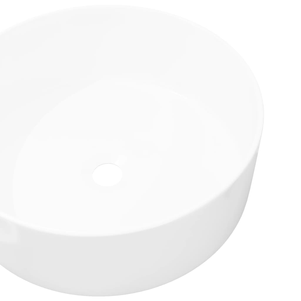 Wastafel Rond 40X15 Cm Keramiek