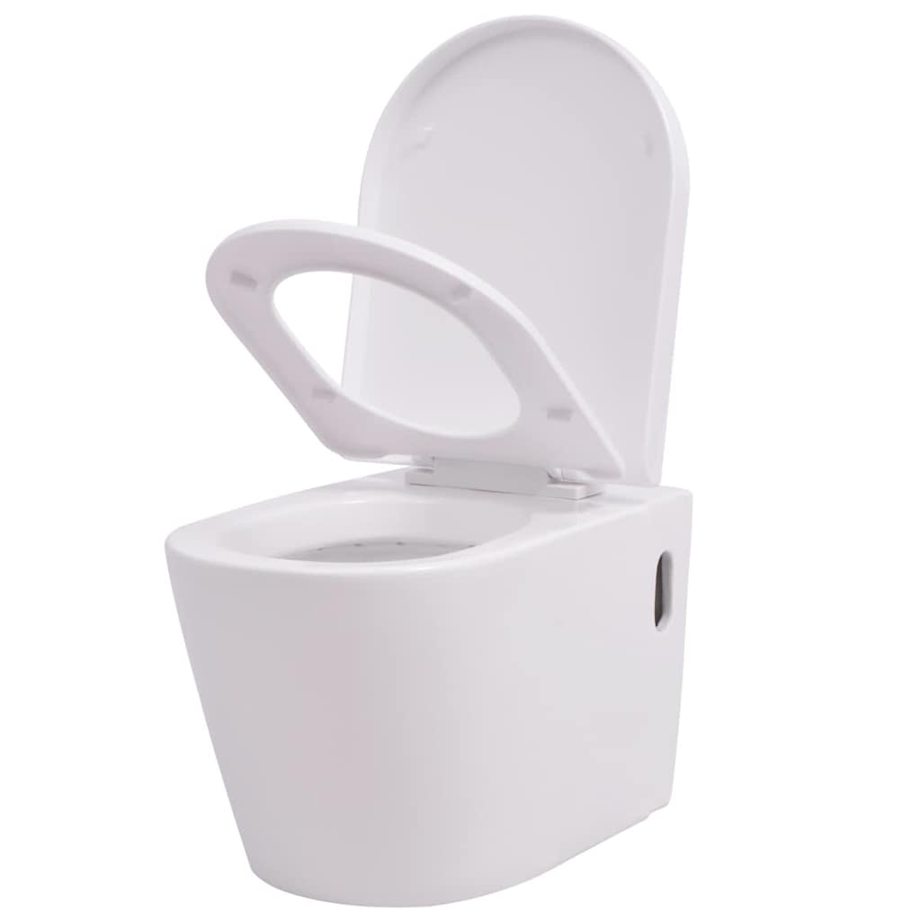 Hangend Toilet Met Verborgen Stortbak Keramiek