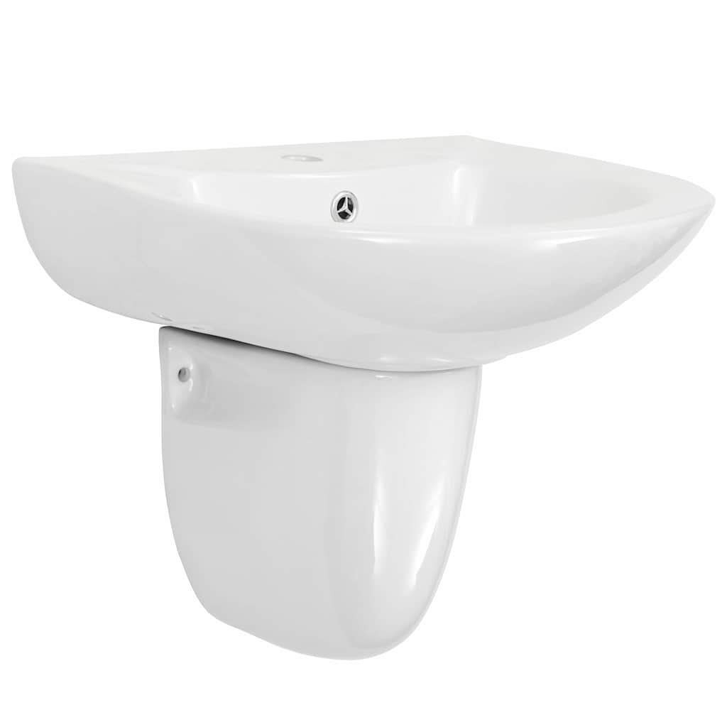 Wasbak Wit 52 X 45 X 49 Cm Geglazuurd Keramiek
