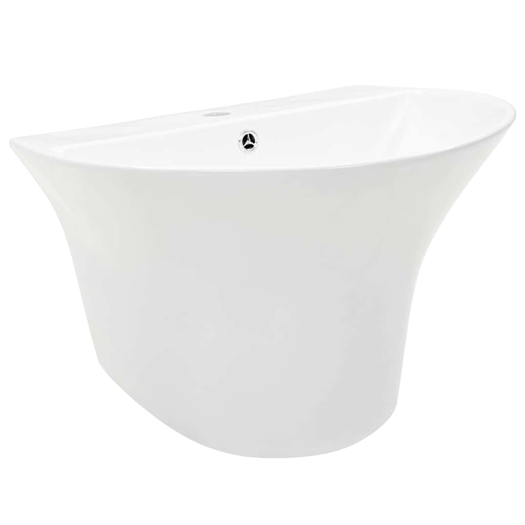 Wasbak Wit 56 X 48 X 42 Cm Geglazuurd Keramiek