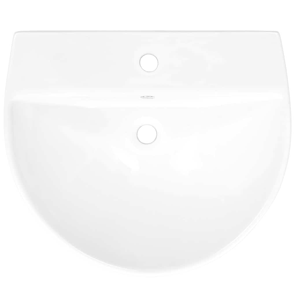 Wasbak Wit 56 X 48 X 42 Cm Geglazuurd Keramiek