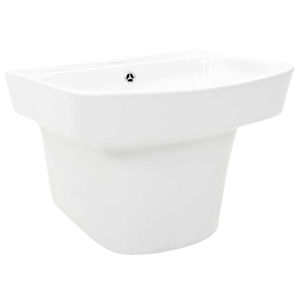 Wasbak Wit 50 X 45 X 41 Cm Geglazuurd Keramiek