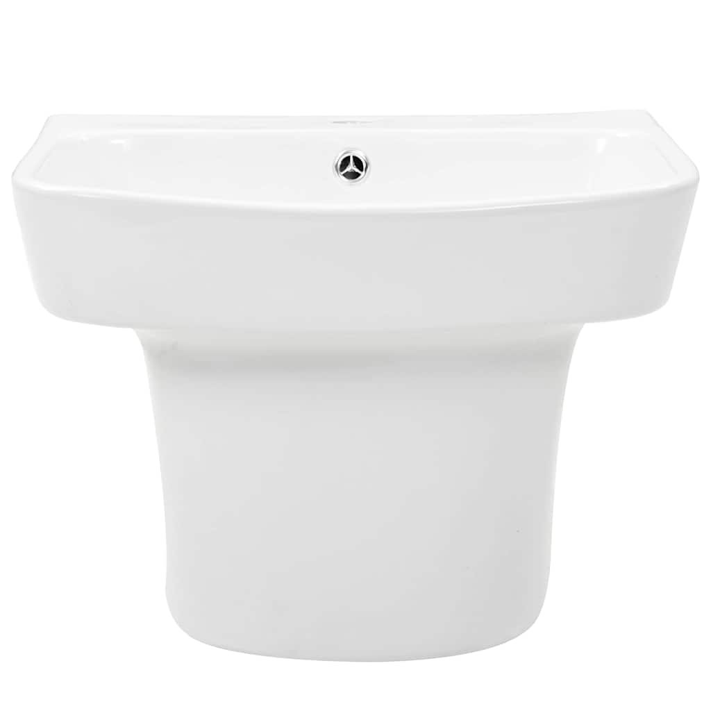 Wasbak Wit 50 X 45 X 41 Cm Geglazuurd Keramiek