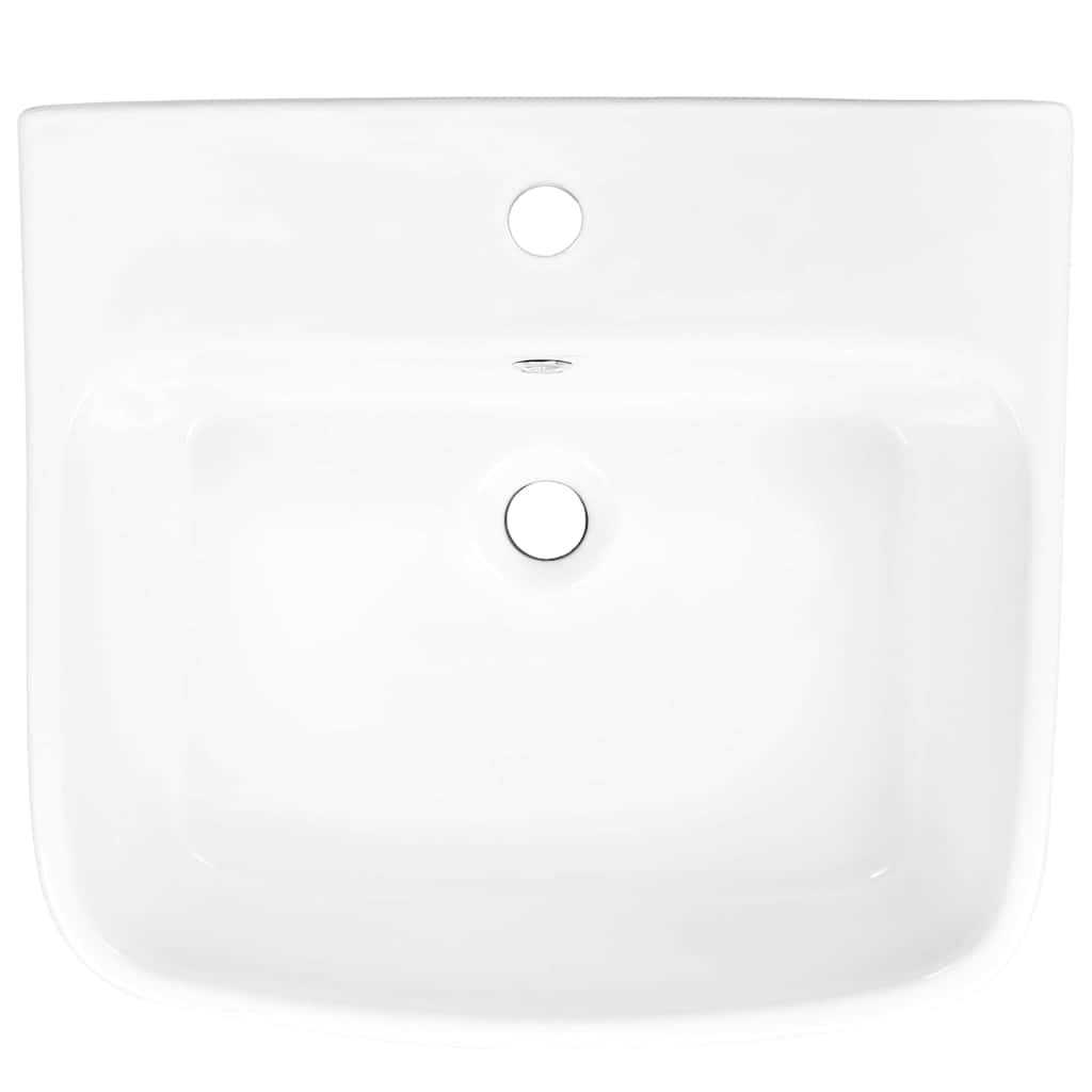 Wasbak Wit 50 X 45 X 41 Cm Geglazuurd Keramiek