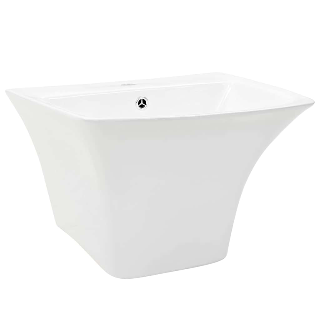 Wasbak Wit 53 X 44 X 37 Cm Geglazuurd Keramiek