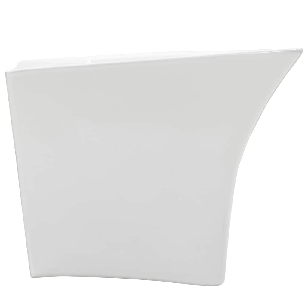Wasbak Wit 53 X 44 X 37 Cm Geglazuurd Keramiek