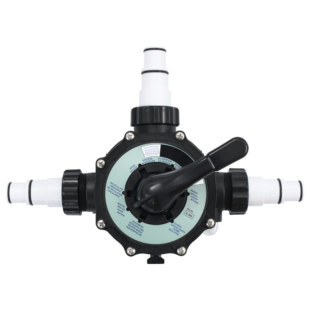 Multipoortventiel Voor Zandfilter 6-Weg 1,5" Abs