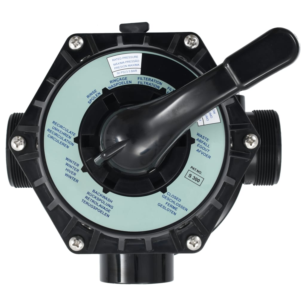 Multipoortventiel Voor Zandfilter 6-Weg 1,5" Abs