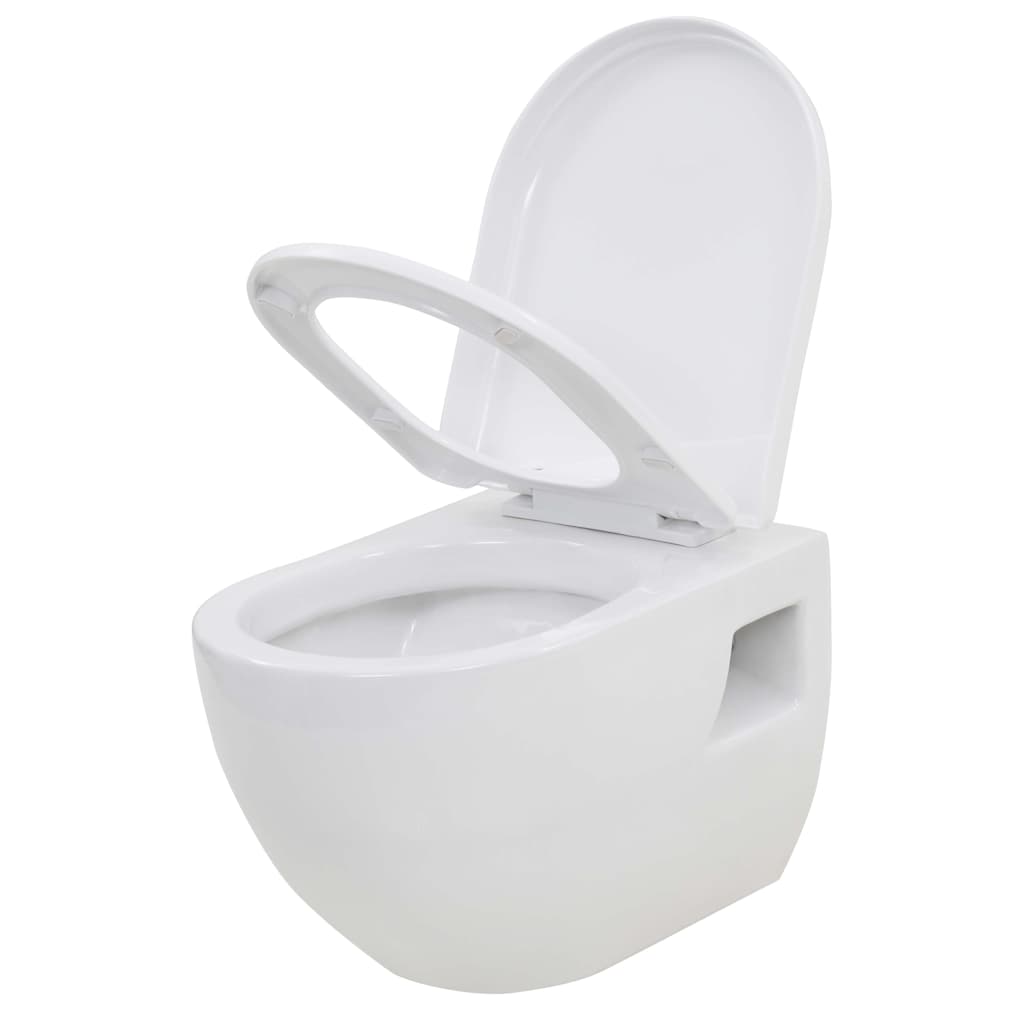 Hangend Toilet Met Verborgen Stortbak Keramiek