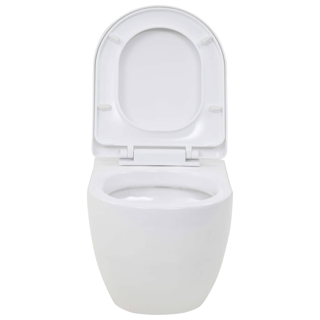 Hangend Toilet Met Verborgen Stortbak Keramiek