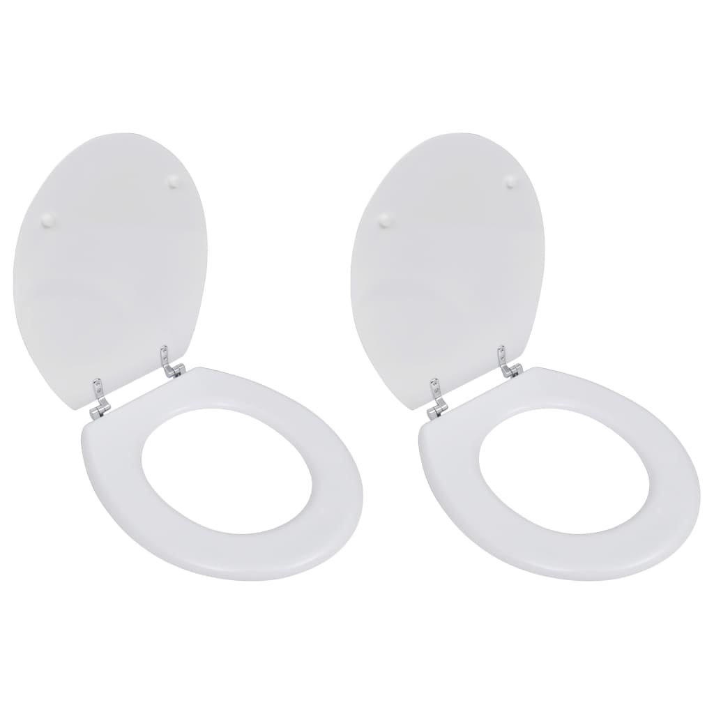 Toiletbrillen Met Deksel 2 St Mdf