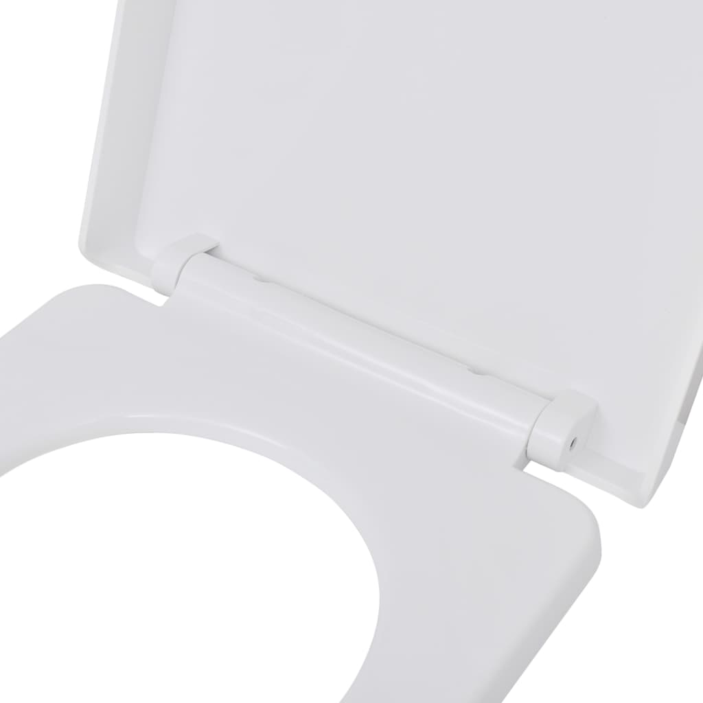 Toiletbrillen Met Soft-Close Deksels 2 St Kunststof Wit
