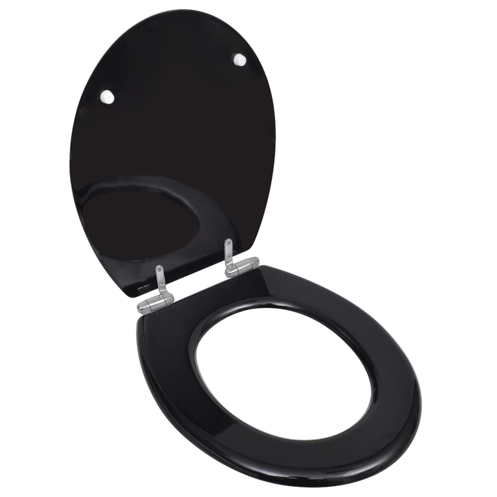Toiletbril Soft-Close Simpel Ontwerp Mdf Wit