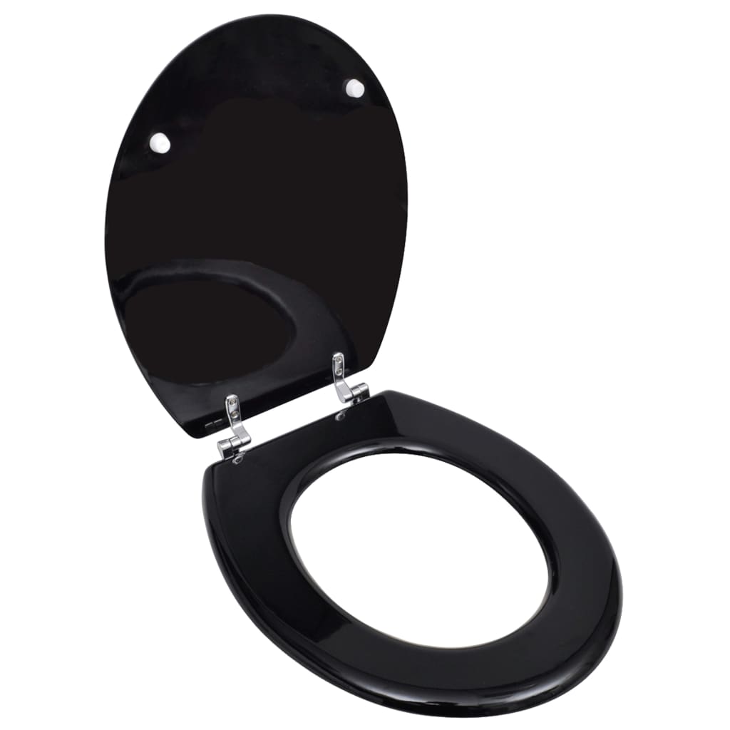 Toiletbrillen Met Deksel 2 St Mdf