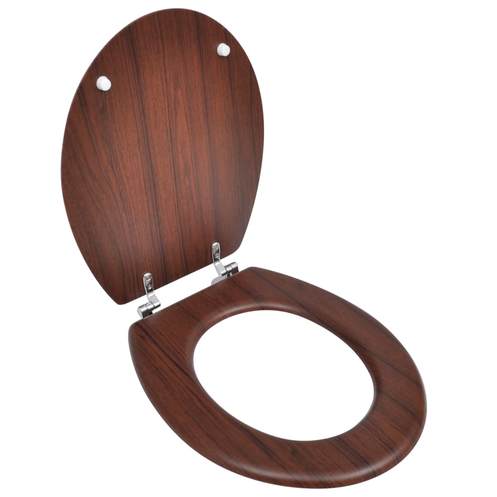 Toiletbrillen Met Deksel 2 St Mdf