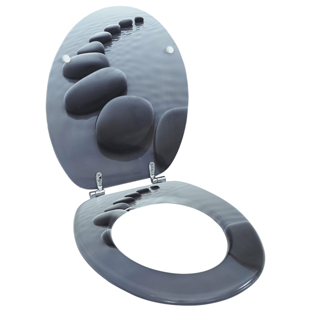 Toiletbrillen Met Deksel 2 St Mdf