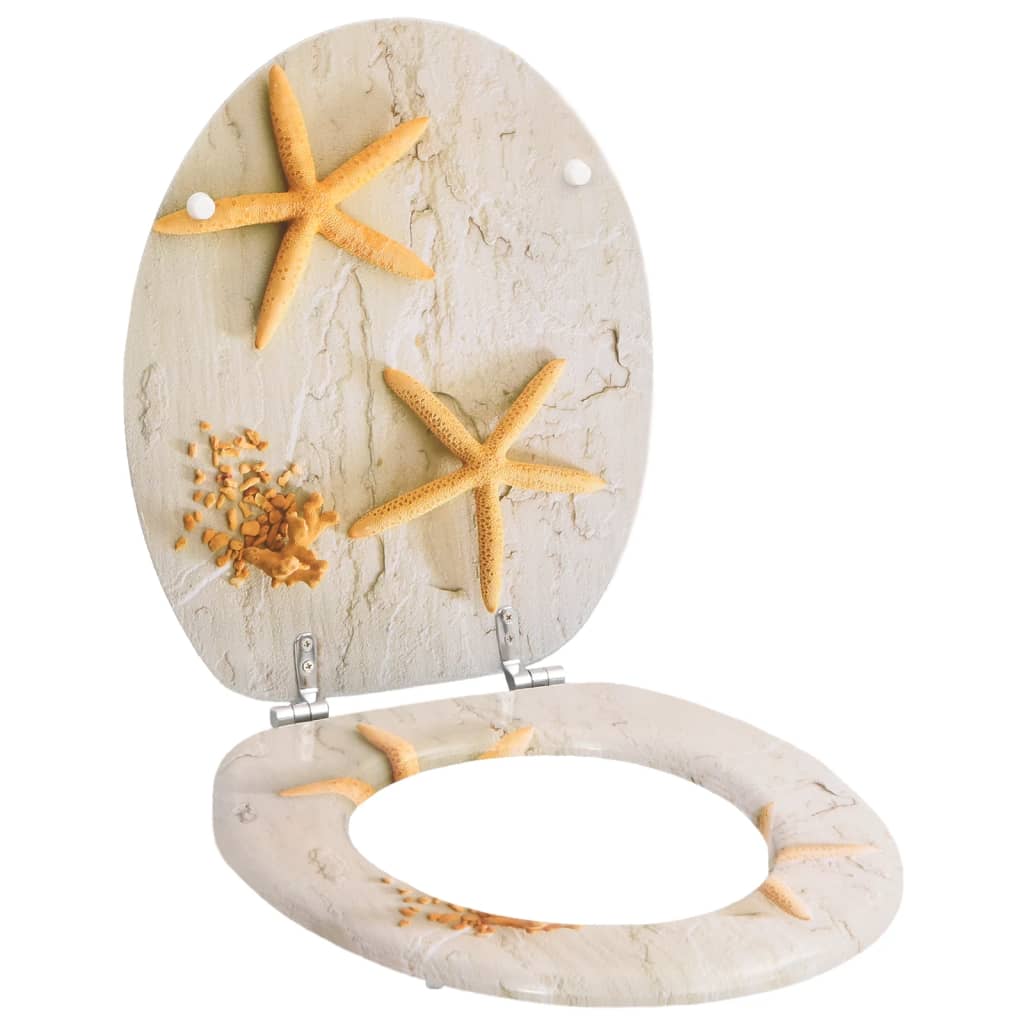 Toiletbrillen Met Deksel 2 St Mdf