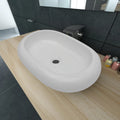 Luxe Keramische Wasbak Ovaal 63 X 42 Cm ()