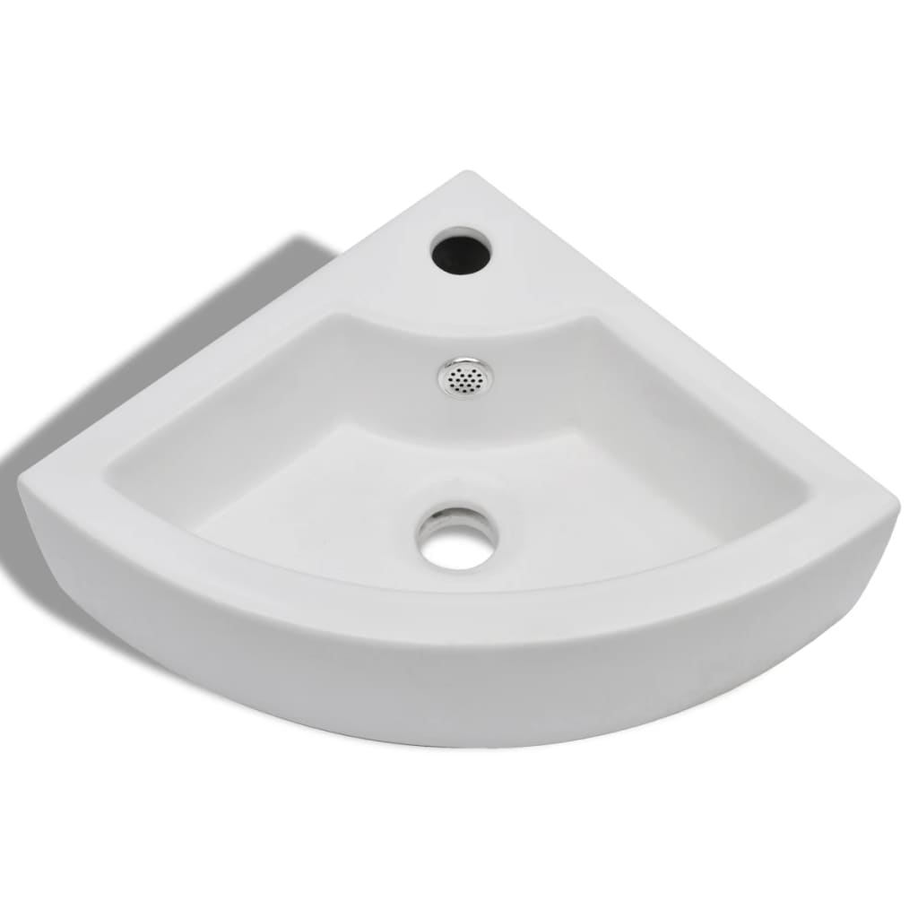 Wastafel Met Overloop 45X32X12,5 Cm