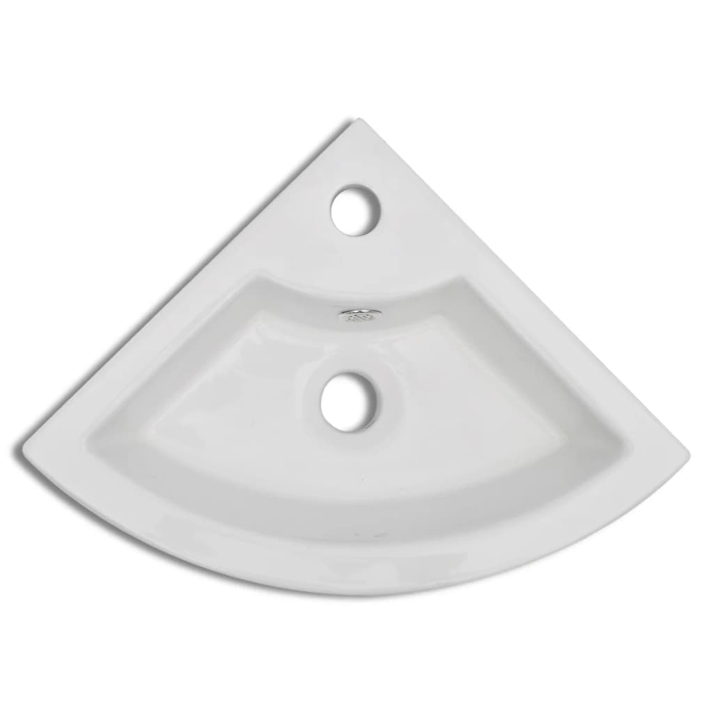 Wastafel Met Overloop 45X32X12,5 Cm