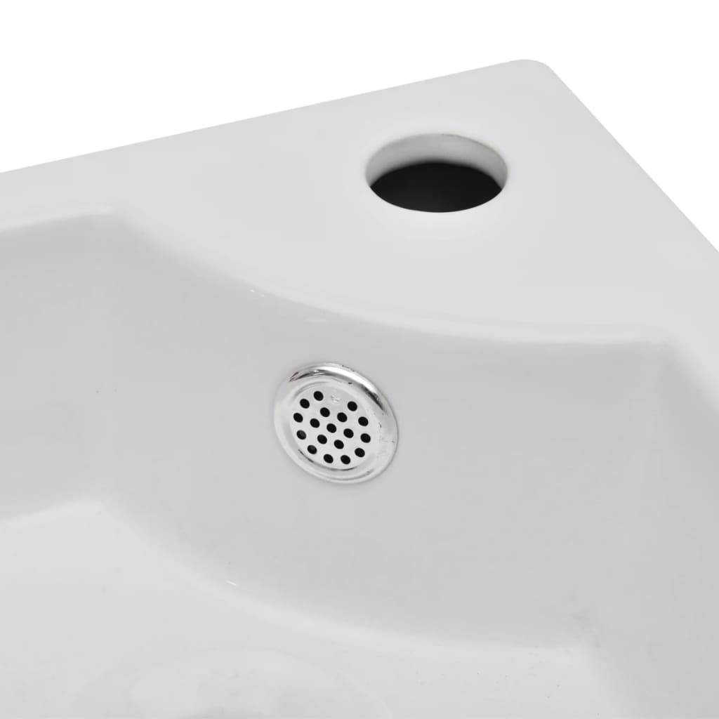 Wastafel Met Overloop 45X32X12,5 Cm