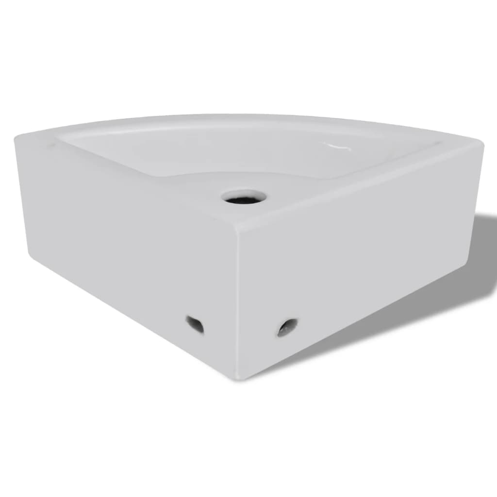 Wastafel Met Overloop 45X32X12,5 Cm
