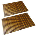 Badmat Acaciahout 2 Stuks