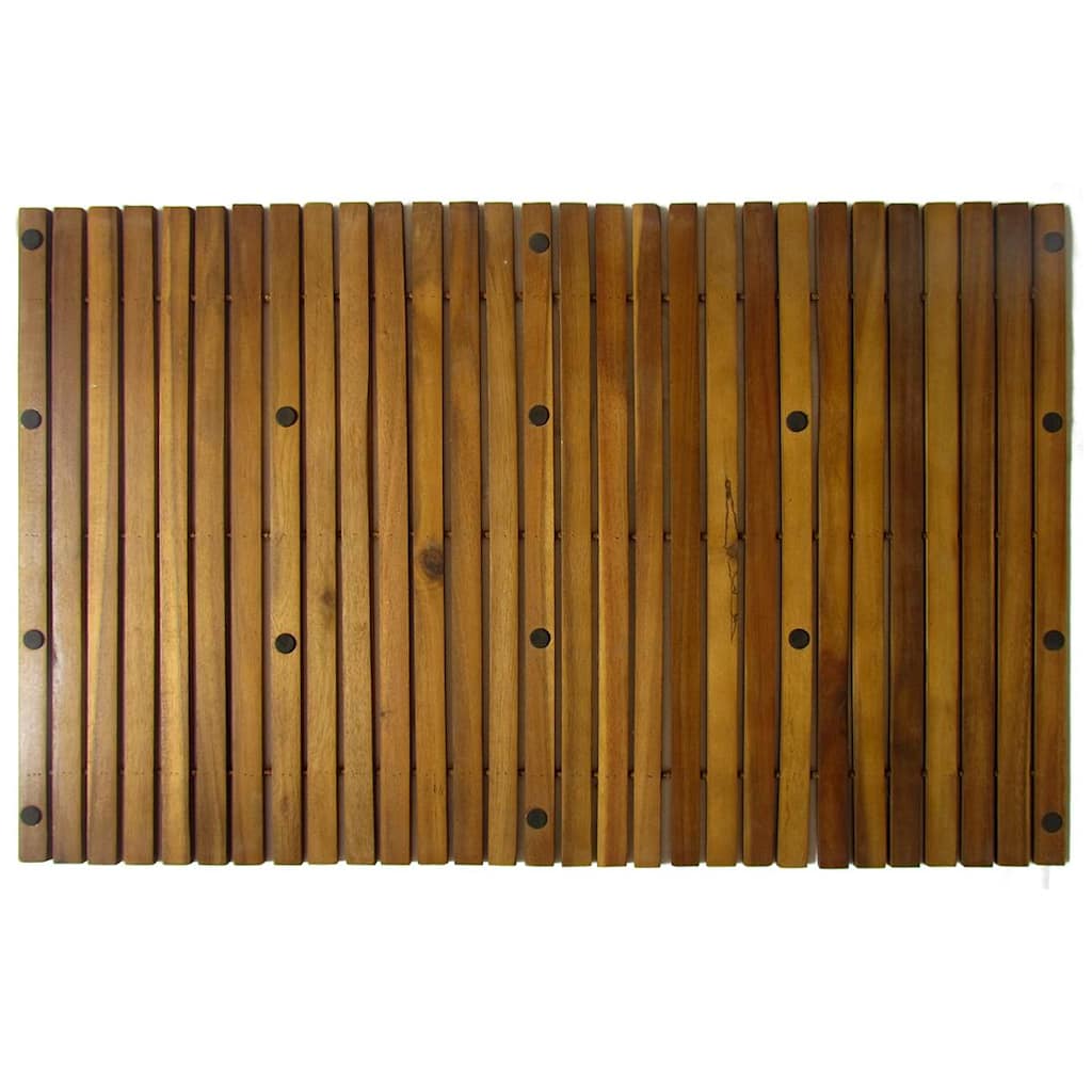 Badmat Acaciahout 2 Stuks