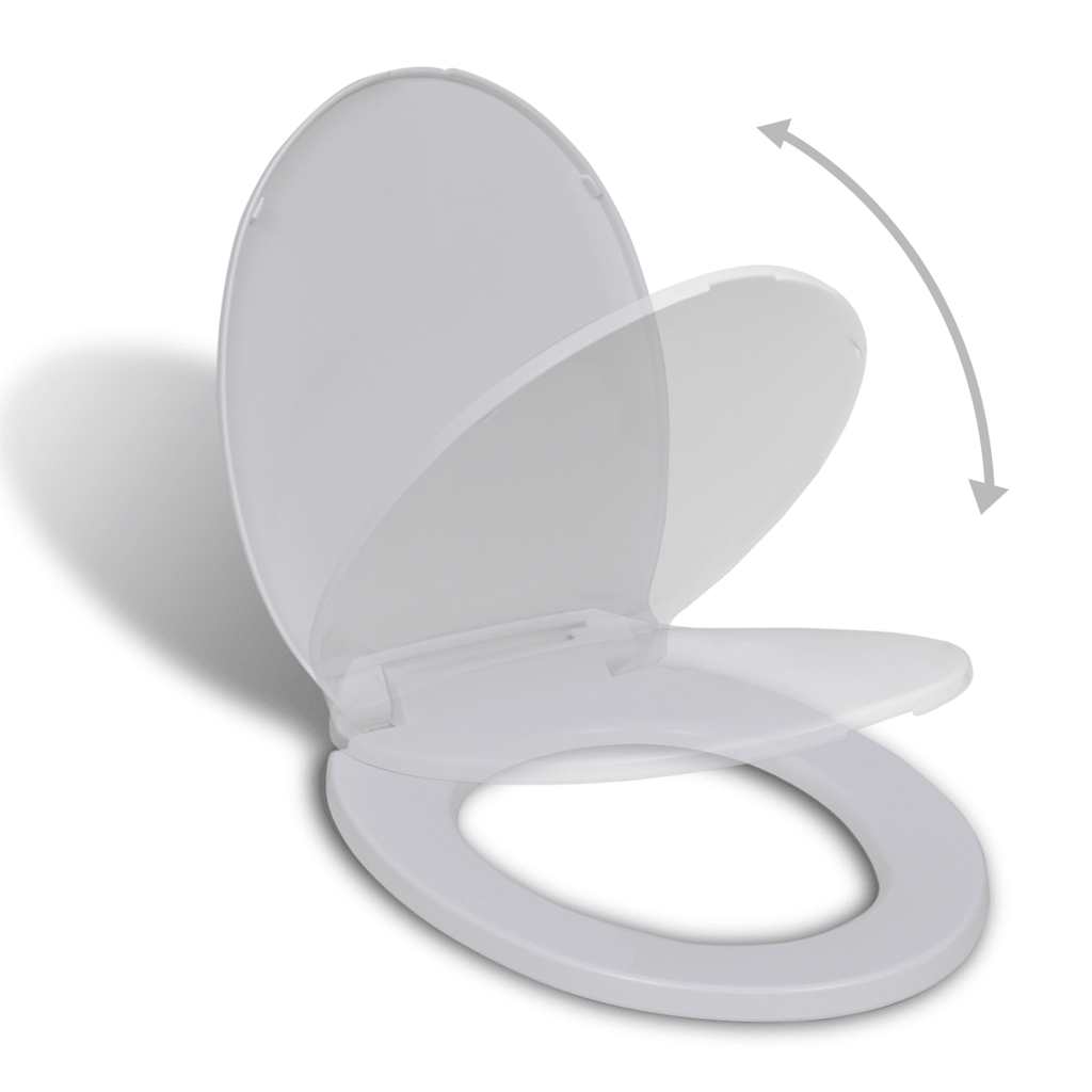 Toiletbril Soft-Close Wit