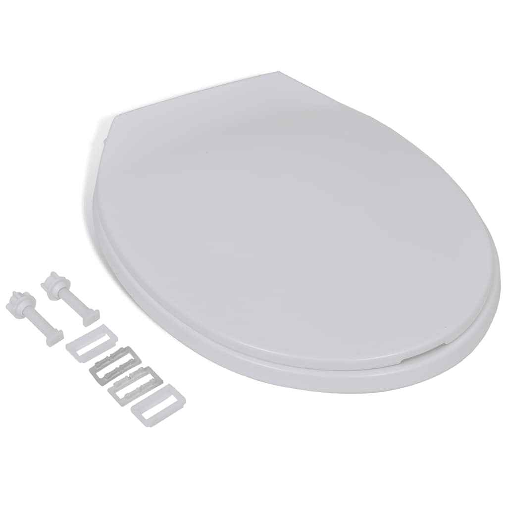 Toiletbril Soft-Close Wit