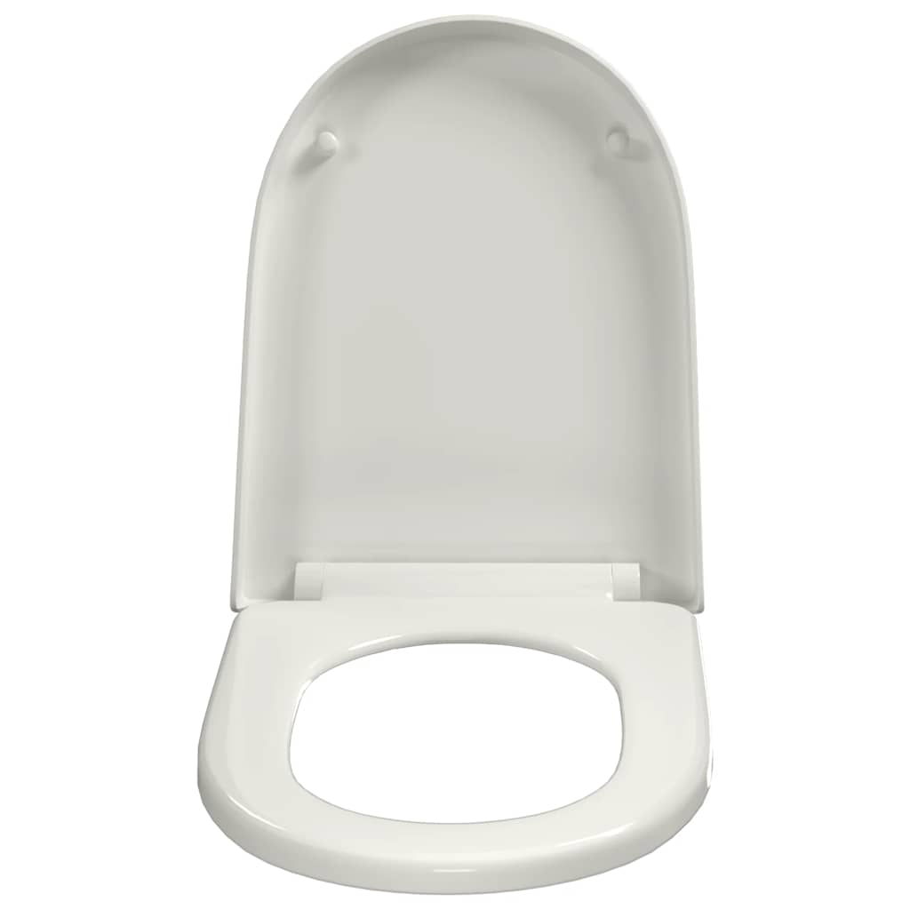 Toiletbril Soft-Close Met Quick-Release Ontwerp Vierkant
