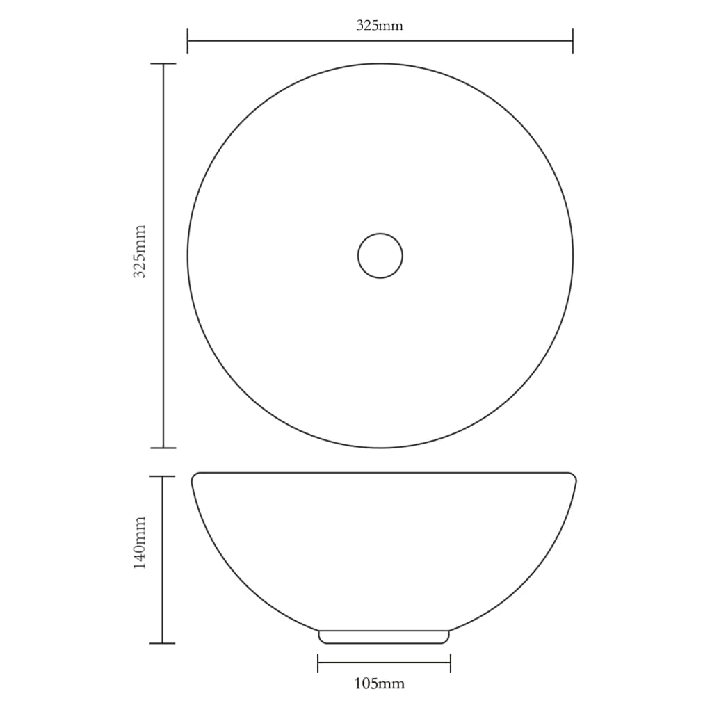 Wastafel Rond Keramiek