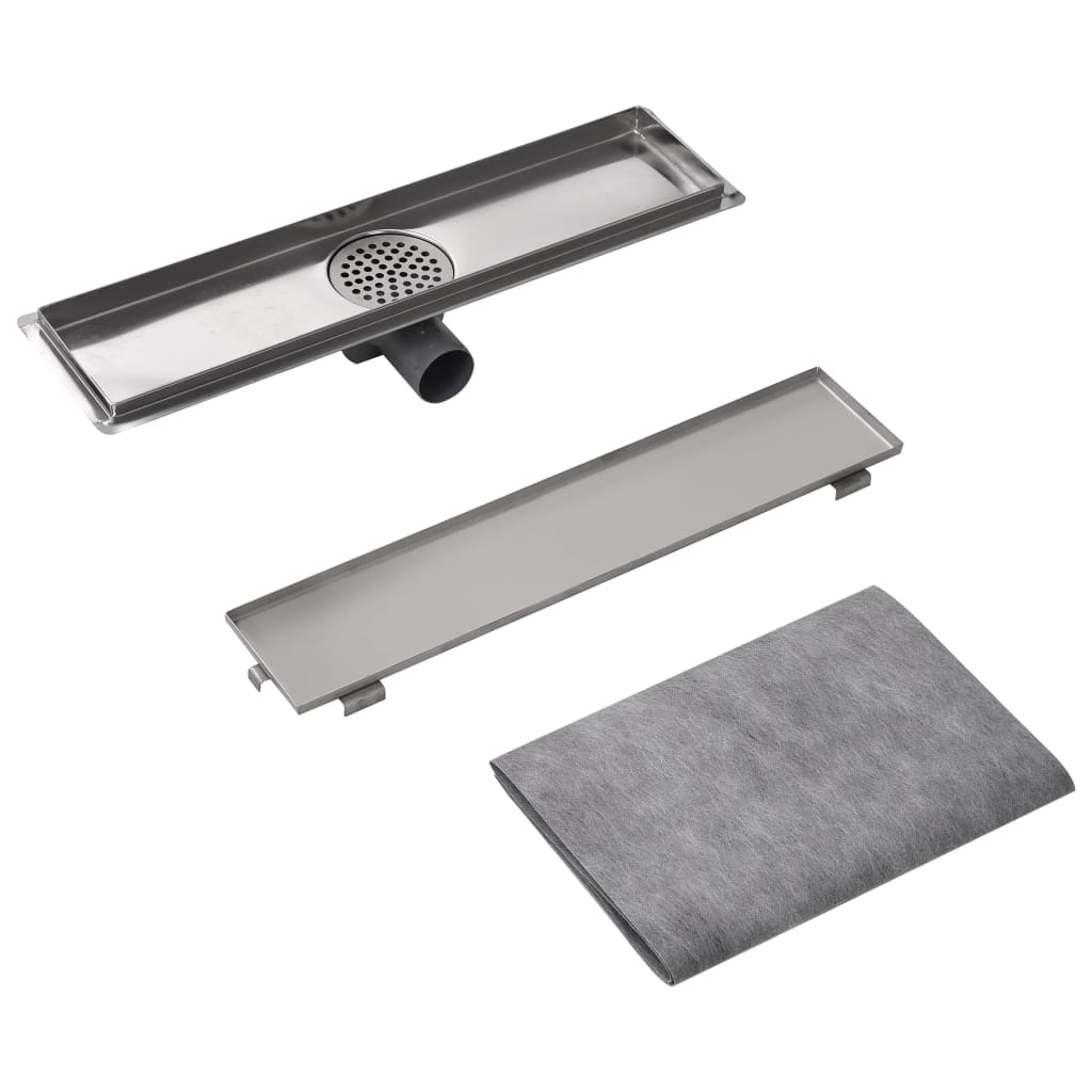 Doucheputje Rechthoekig 530X140Mm Roestvrij Staal