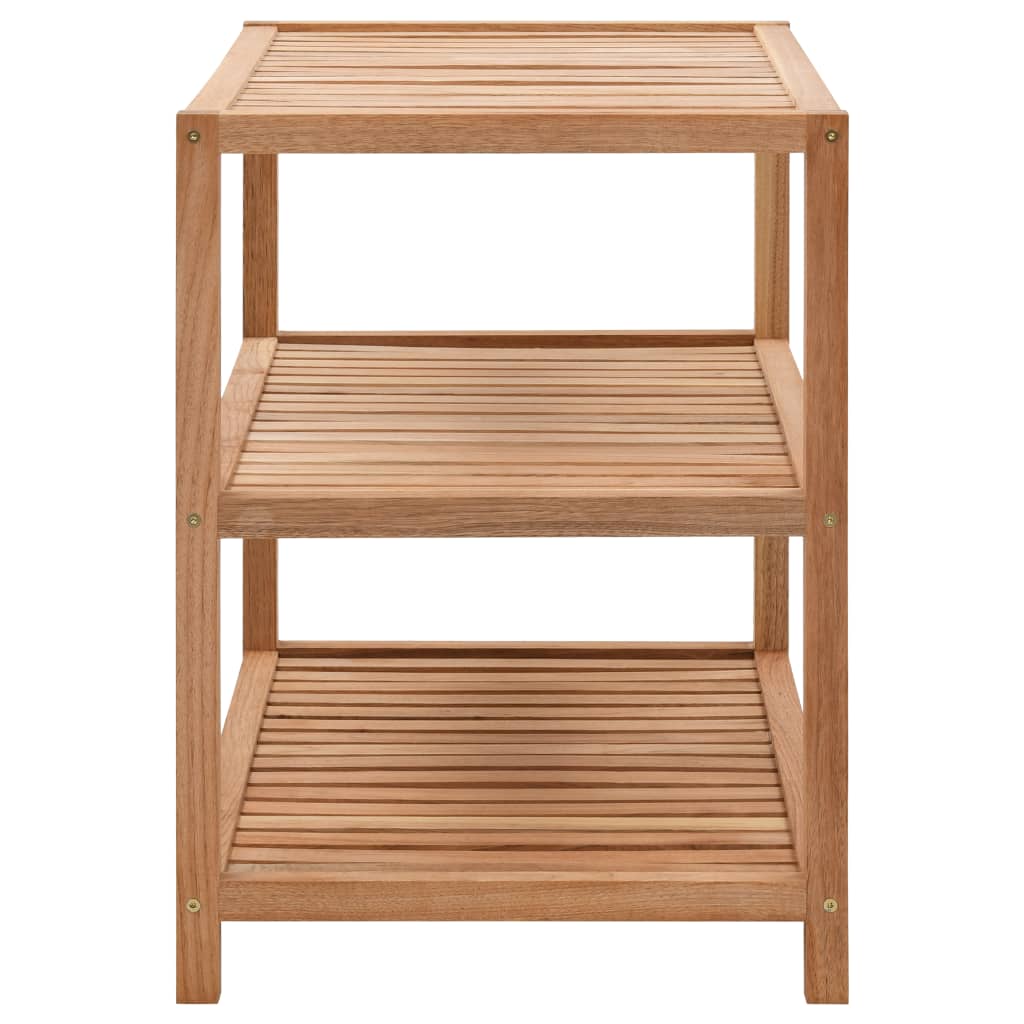 Badkamerrek 65X40X55 Cm Massief Walnotenhout