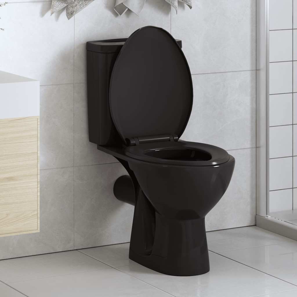 Toiletbril Soft-Close Met Quick-Release Ontwerp Vierkant