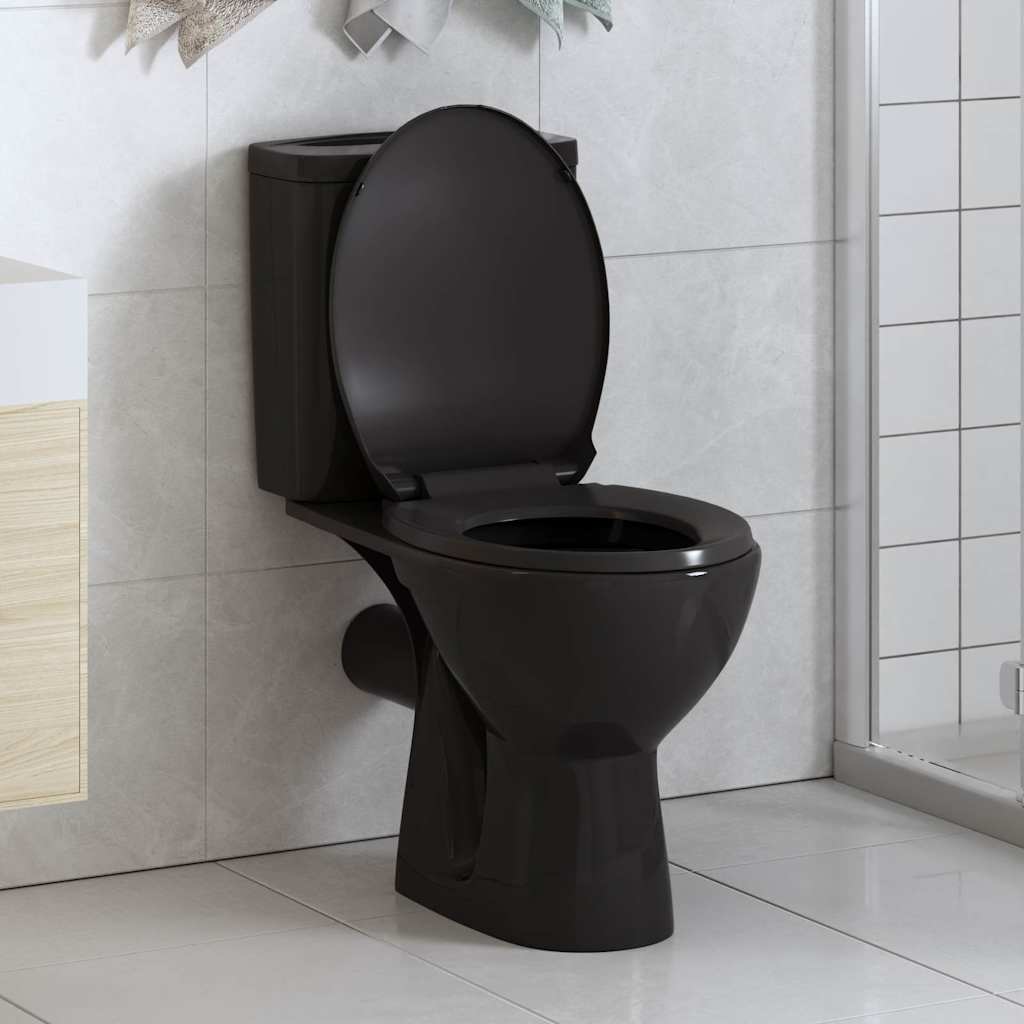 Toiletbril Soft-Close Met Quick-Release Ontwerp Vierkant