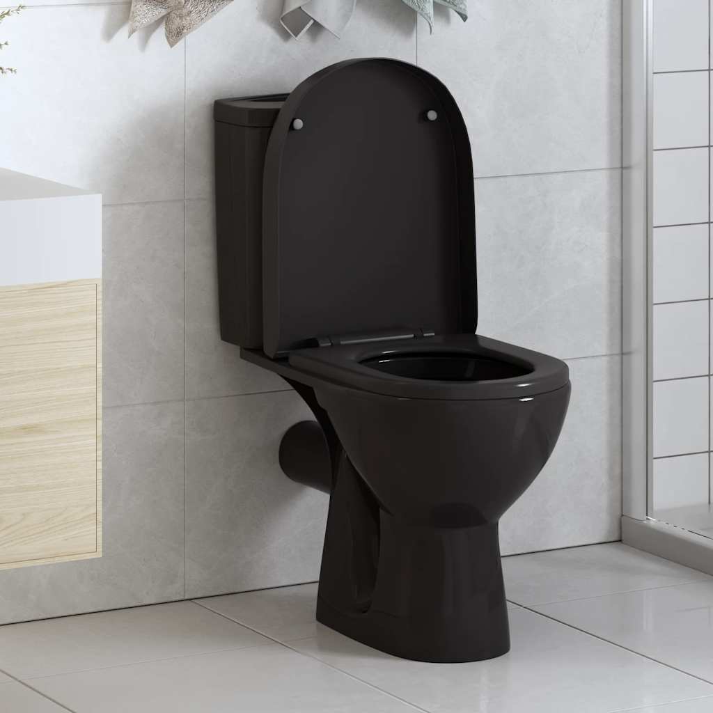 Toiletbril Soft-Close Met Quick-Release Ontwerp Vierkant