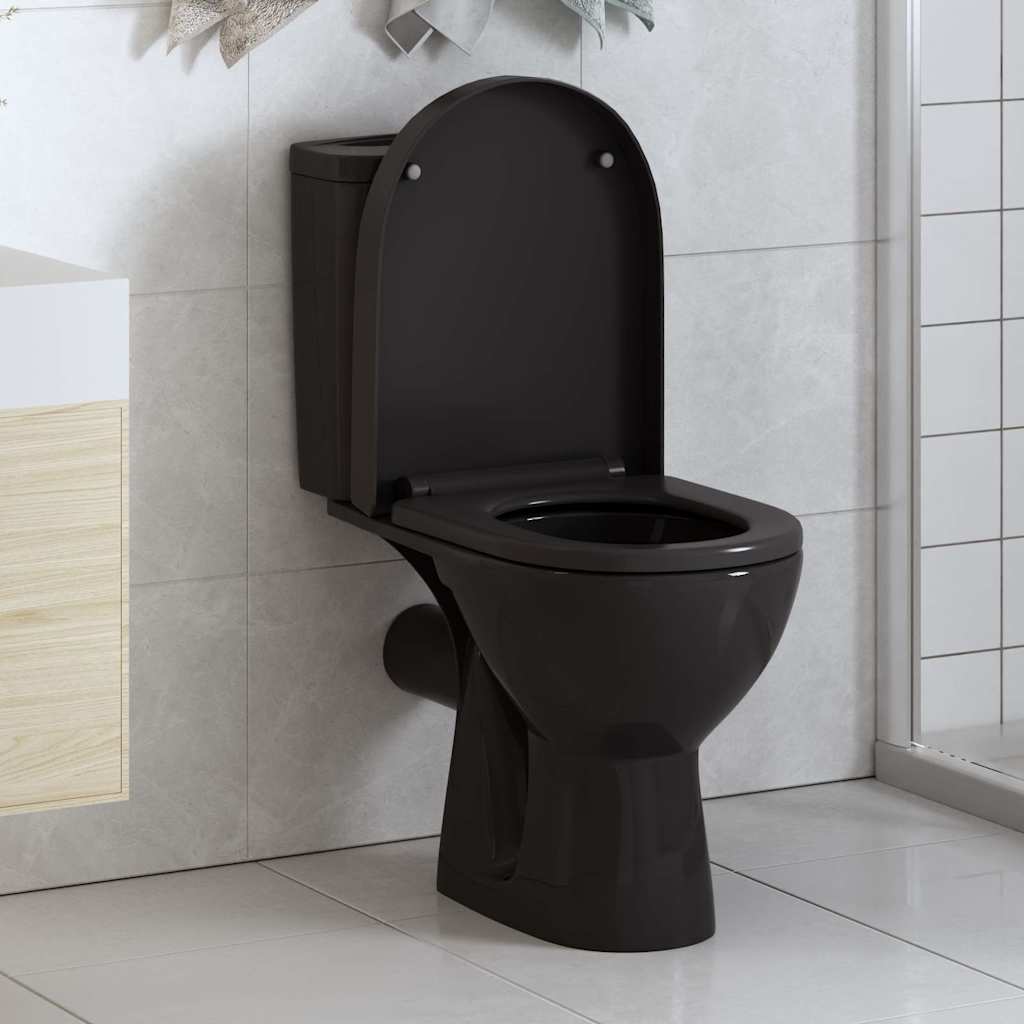 Toiletbril Soft-Close Met Quick-Release Ontwerp Vierkant