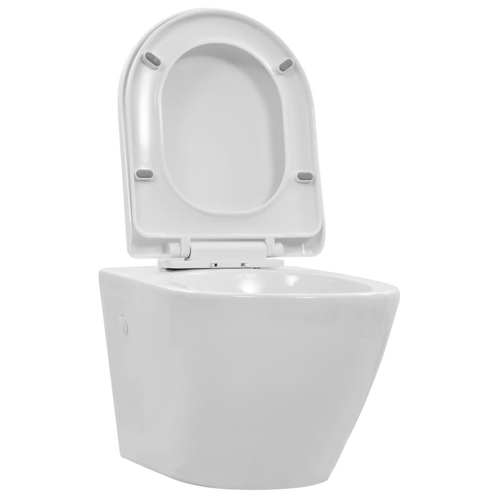 Hangend Toilet Randloos Keramiek
