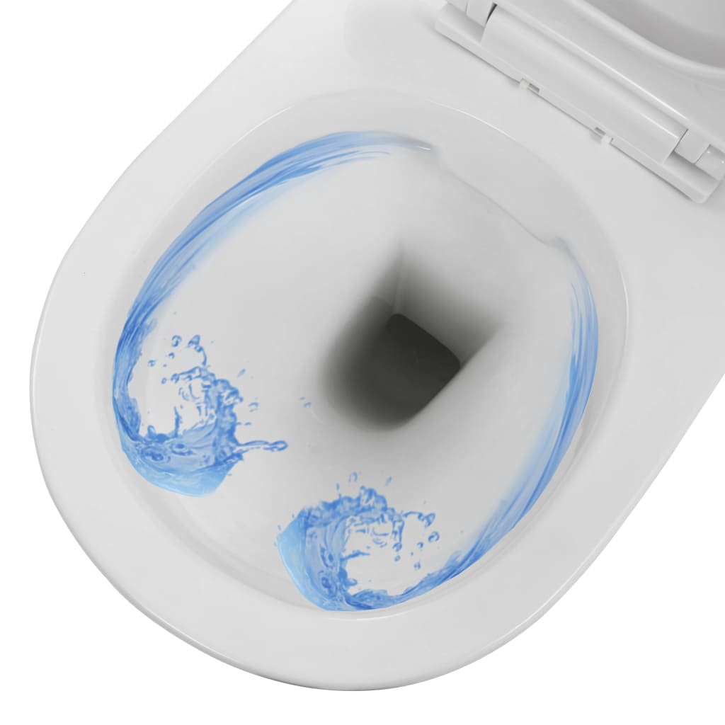 Hangend Toilet Randloos Keramiek