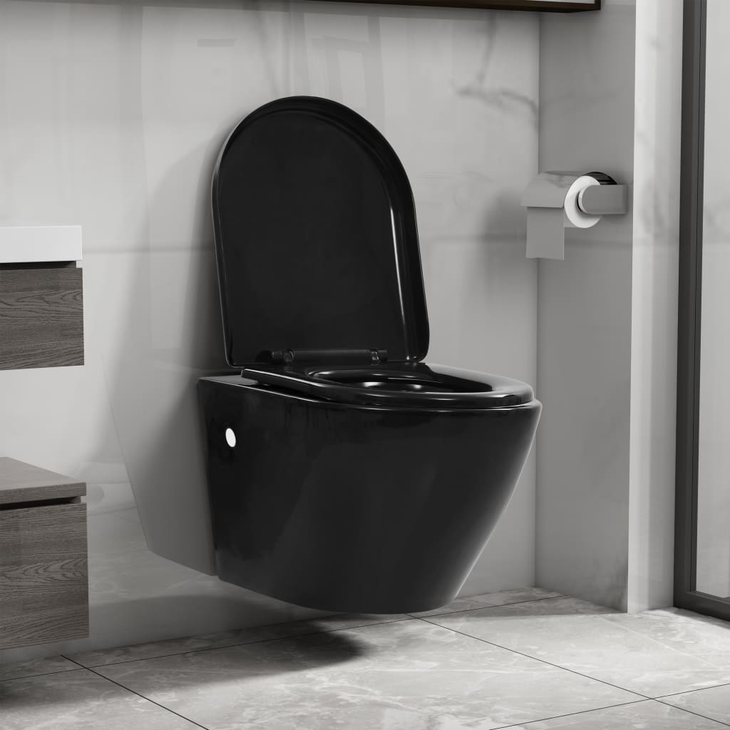 Hangend Toilet Randloos Keramiek